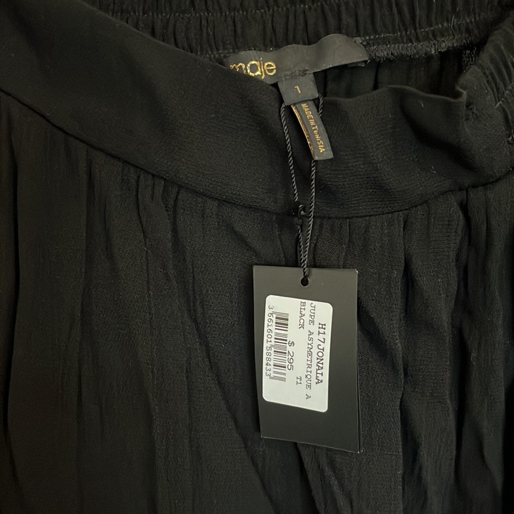Maje asymmetrical maxi skirt